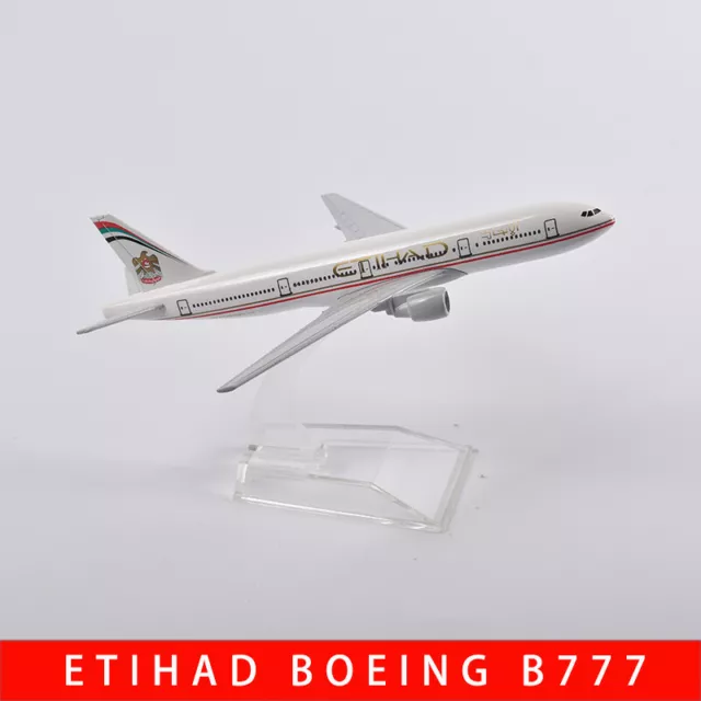 Avion de ligne miniature Maquette Boeing 777 Conception Réaliste 1/400