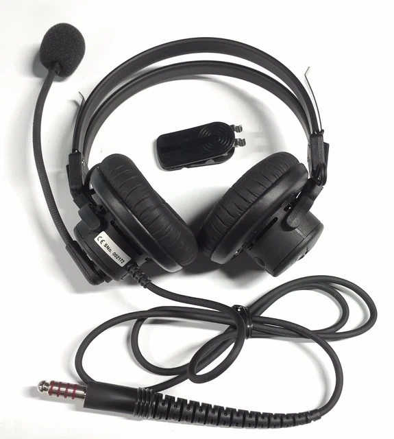 SENNHEISER HMD 45 -6-069 Air Traffic Control Headset Amphenol