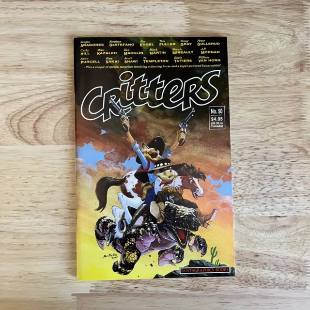 Critters #50 Fantagraphics 1990 Final Issue Usagi Yojimbo 1st App Johnny Depp