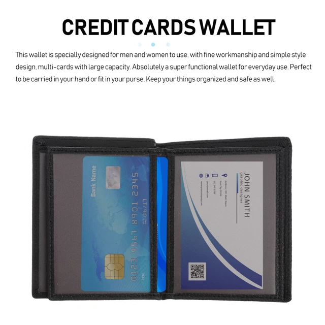 kwmobile Custodia in Pelle PU per Libretto Circolazione Auto - Cover Portalibretto con Scomparti per Tessere Patente - Foderina Porta Documenti nero