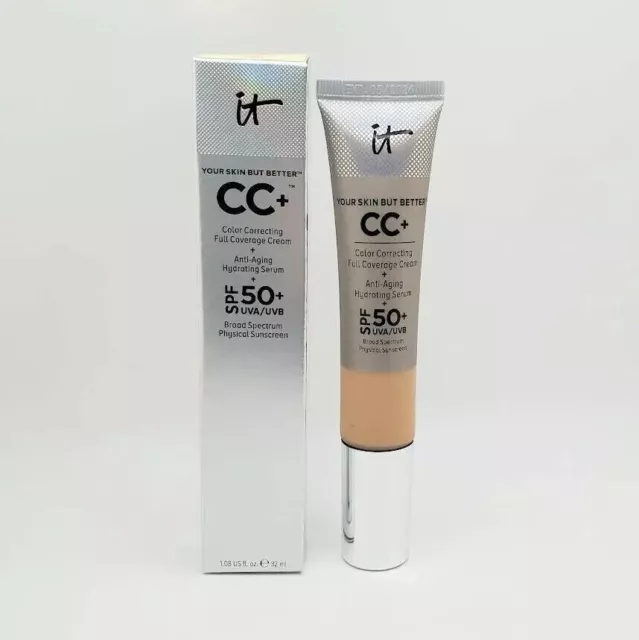 IT Cosmetics Your Skin But Better CC Full Coverage Cream SPF50 Light New in Box