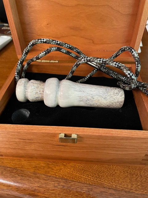 Elk Antler Duck Call by Joe Libby new never used Elk Antler Duck Call by Joe Libby new never used