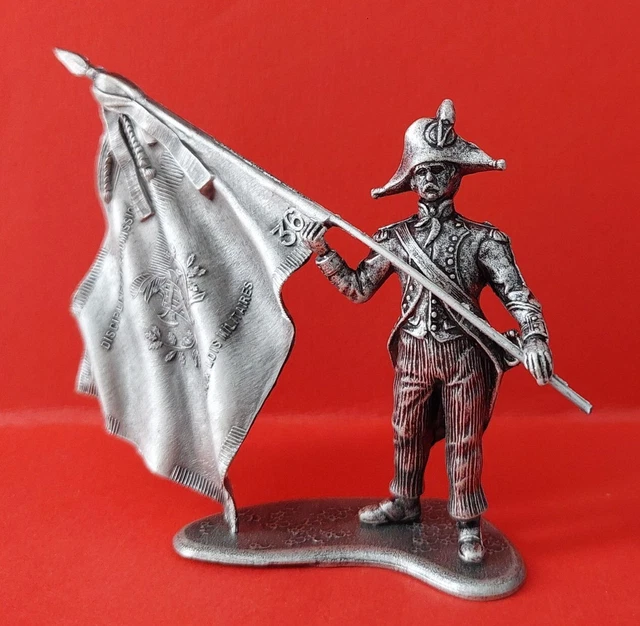 Figurines MHSP Premier Empire - Médecin Et Blessé - Plomb Peint 1/32 (60mm) - France
