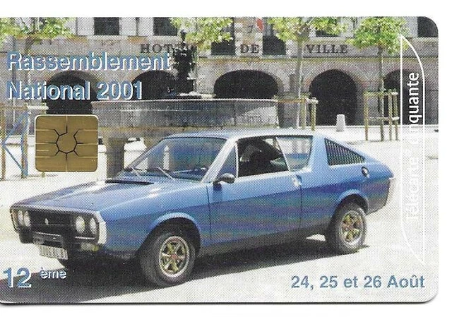 Rare / Carte Telephonique - Renault 17 R17 : Auto Voiture France Car / Phonecard