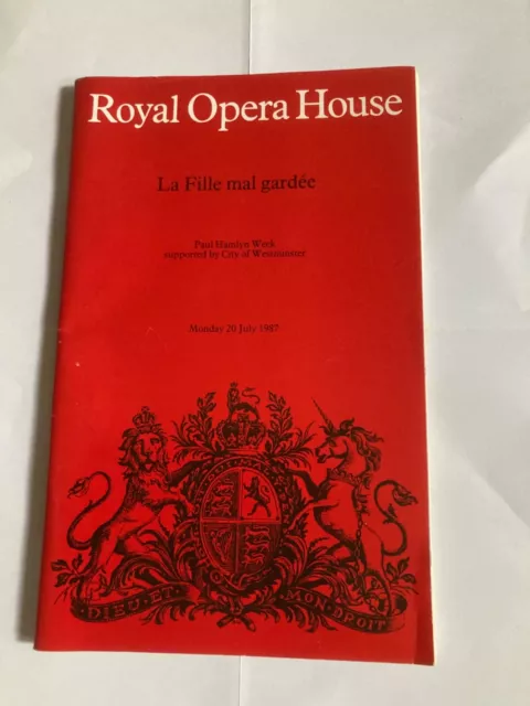 royal opera house 1987 la fille mal gardee