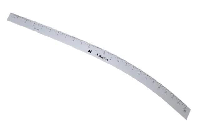 Lance HC-024, curva de cadera de aluminio 24", EXCELENTE para tu clase de fabricación de patrones