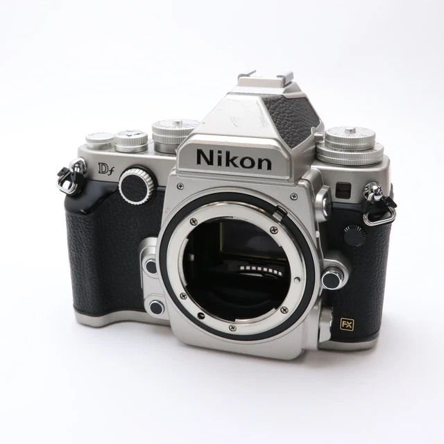Nikon Df 16.2MP Digital SLR Camera Body (Silver) shutter count 14037 shots