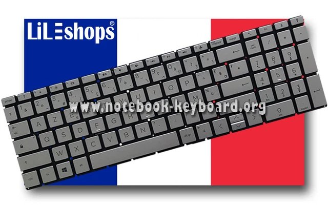 Clavier AZERTY Original Pour HP 15-dw… – Remplacement Compatible, Pavé Numérique