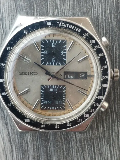 Orologio cronografo automatico vintage da uomo Seiko Kakume 6138-0030 da... 2