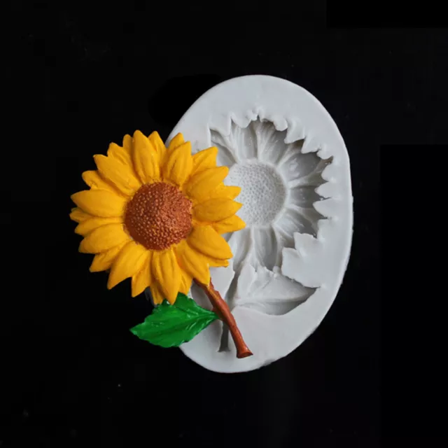 SUNFLOWER Silicone Fondant Mould Chocolate Baking Sugarcraft Cake **UK SELLER**