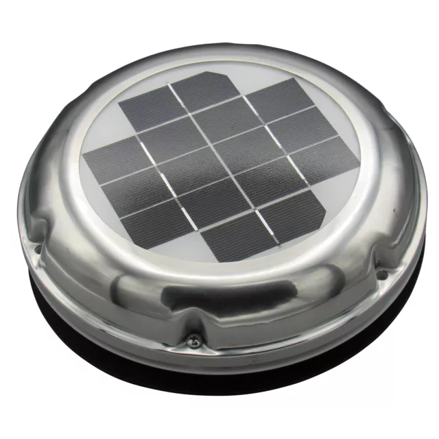 SOLAR POWERED VENTILATOR Extractor Fan (Exhaust Roof Vent Caravan