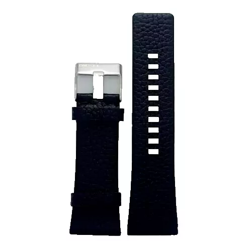 Diesel Belt Noir Bracelet en cuir véritable Taille 28 mm pour bracelet de... 3