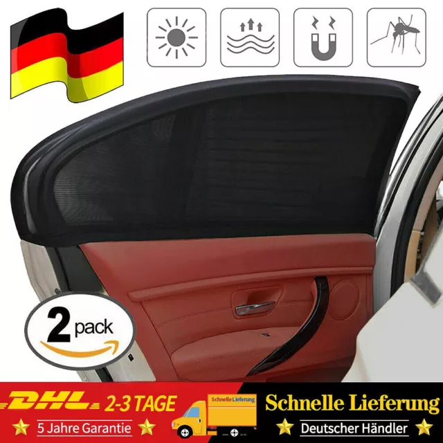 2x Sonnenschutz Auto Sonnenblende Universal Seitenscheiben Kinder UV Schutz DHL