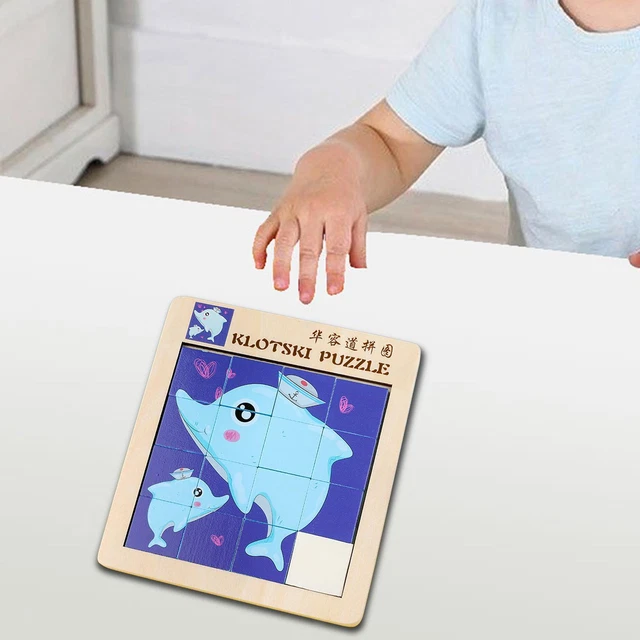 Number Slide Cartoon Jigsaw Puzzle Fine Motor Skill Number Puzzle Toy Montessori