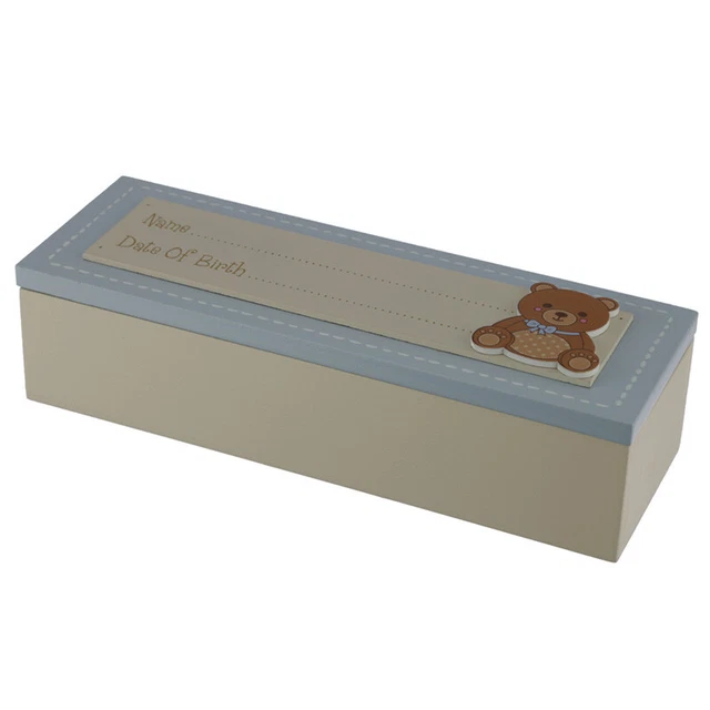 Bébé Garçon Souvenir Boîte - Date De Naissance
