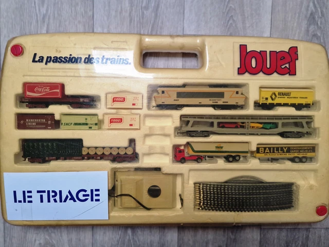 Jouef - Train électrique Vintage SNCF Des Années 70 + Lot De Wagons - Époque 4, Voies Normales
