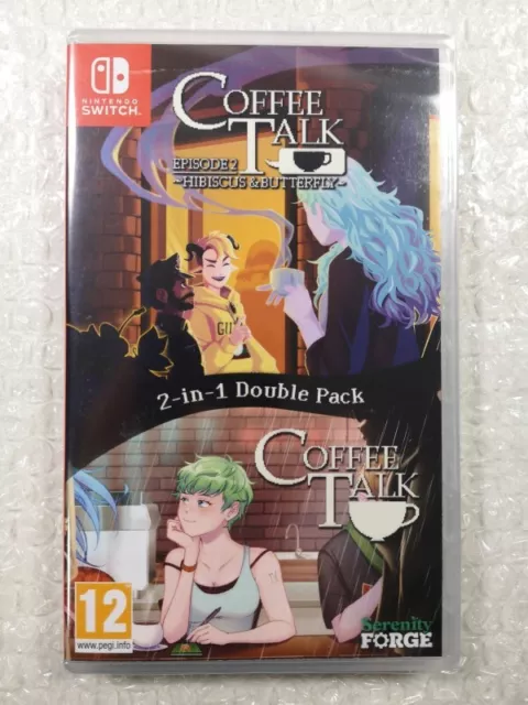 Coffee Talk 2 In 1 Double Pack Switch Euro New (Game In English/Fr)