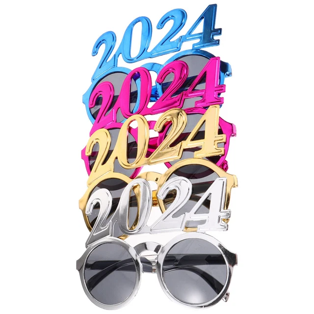 20 pz regali festa per il nuovo anno 2023 occhiali da sole di Capodanno occhiali numerici