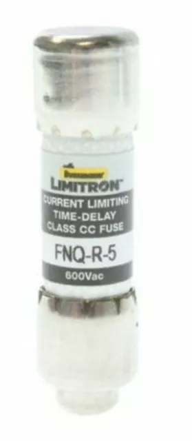 FNQ-R-5 Fusible temporisé Bussmann (Ø x L) 10.3 mm x 38.1 mm 20 A 600 V/AC