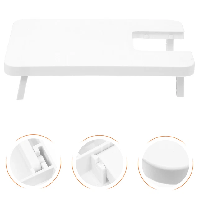 Tabla de desarrollo de costura abdominales máquina de coser mesa mesa de extensión plástico mesa blanca