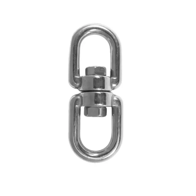 Chain Swivel 6mm Double Eye 316 Stainless Steel for Marine sea anchor drouge