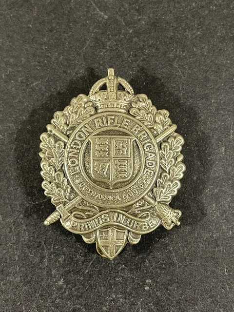 WW1 BRITISH ARMY, 5th Battalion London Rifle Brigade Cap Badge £30.00 ...
