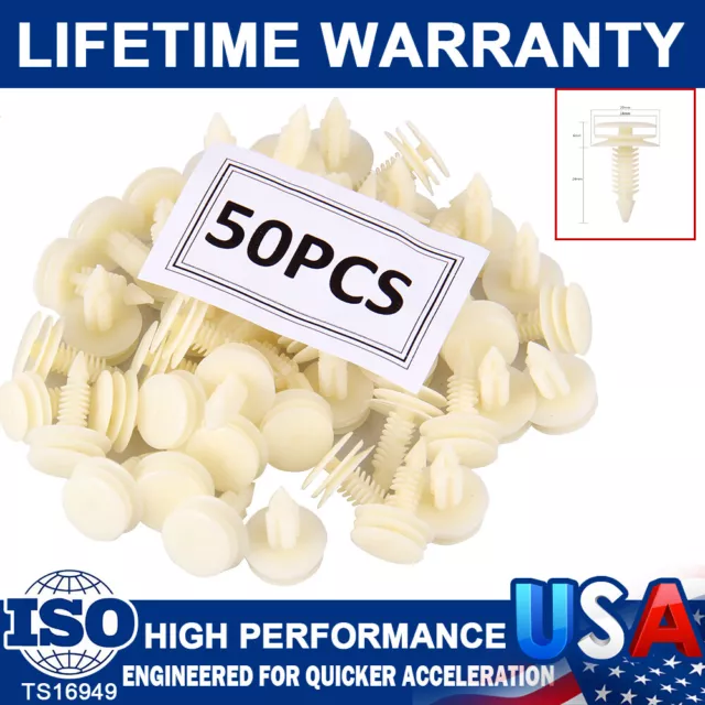 50X Front Door Trim Panel Retainer Push Pin  For GM Chevy Buick GMC Express 1500