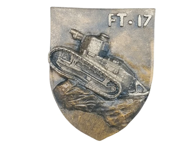 Blason 1er REP Légion étrangère Artisanal En Pierre Patiné 14x11cm