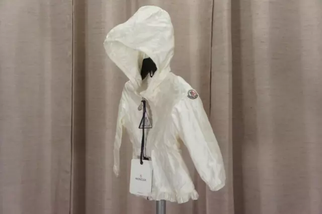 Moncler Nancy Hooded Peplum Jacket Girl Coat Jacket 6-9M 3