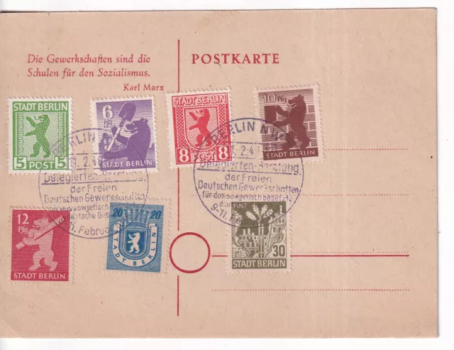 Berlin-Brand., Mi. 1-7, SOK/SST Berlin NW 7, Deleg.Beratung, 11.2.46