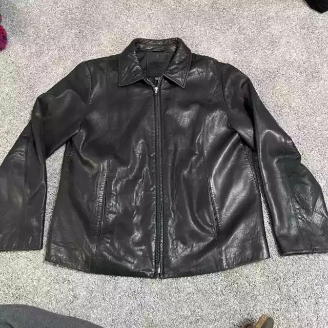 Coach Women’s Black Leather Jacket size Medium