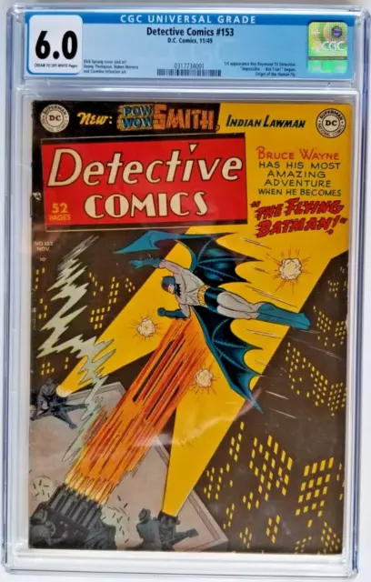 Detective Comics #153 Cgc F 6.0 1949 1St Appearance Roy Ramond Origin Human Fly