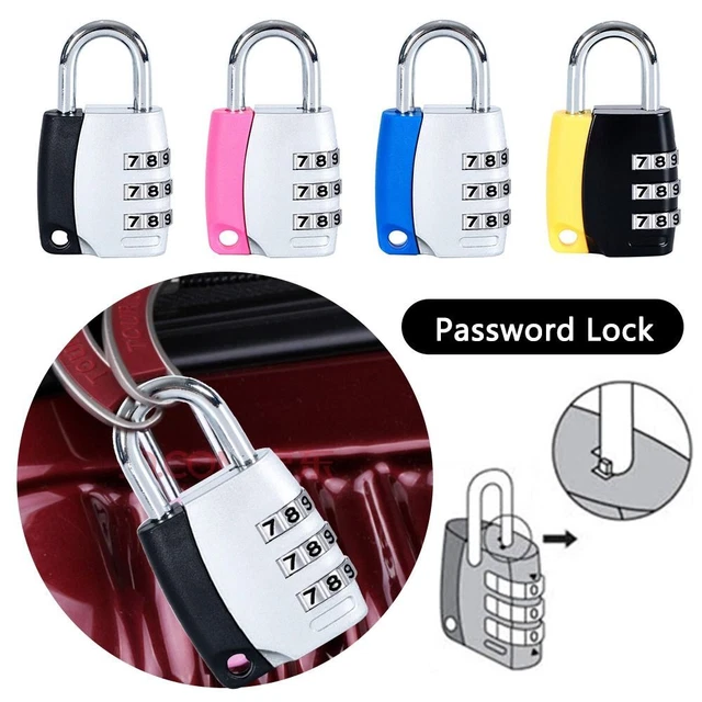 LOCK PASSWORD LOCK Backpack Zipper Lock Dormitory Lock Luggage