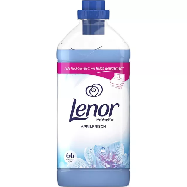 Lenor Weichspüler Aprilfrisch lang anhaltende Frisch 66WL 1980ml