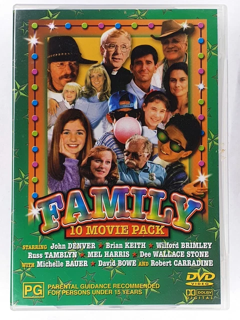 10 Family Movie DVD Region Free VGC 4-Disc Box Set  Free Tracked Post