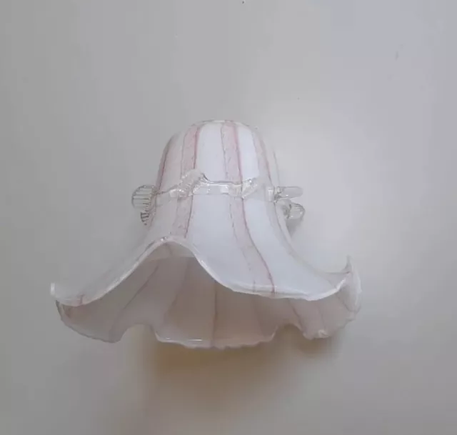 Vetro di ricambio paralume bianco rosa cristallo applique lampadari lampade e14