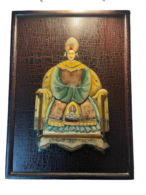Chinese Soapstone Ancestral Pictures-Each Measuring 22 X 16 Inches