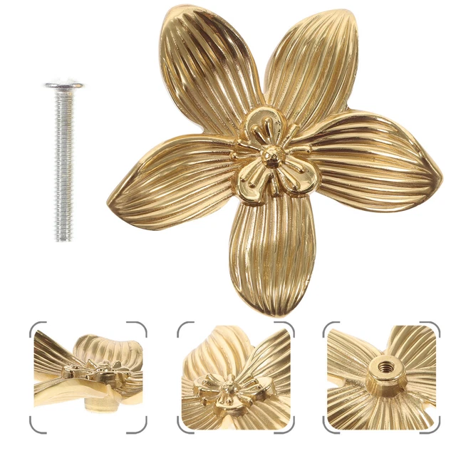 Cabinet Door Handle Brass Dresser Handles Drawer Closet Knobs
