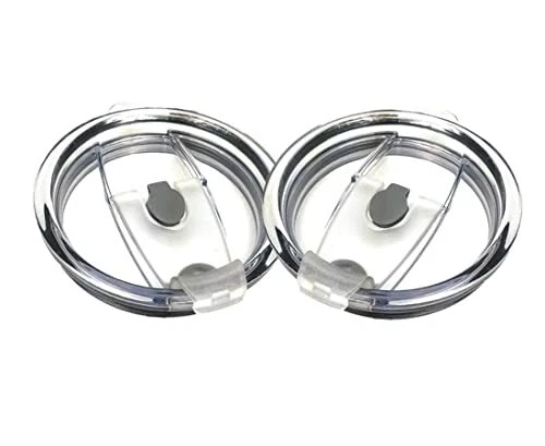 2 Replacement Flip Lids for Stainless Steel Insulated Tumbler Travel Mug,Comp...