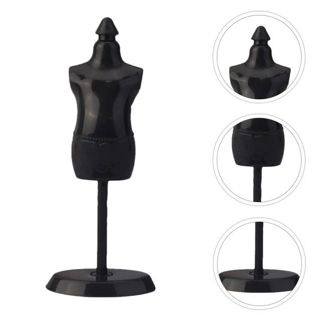 4 Pcs Puppenständer Modellständer Minikleid Mini-Puppen Kleidung