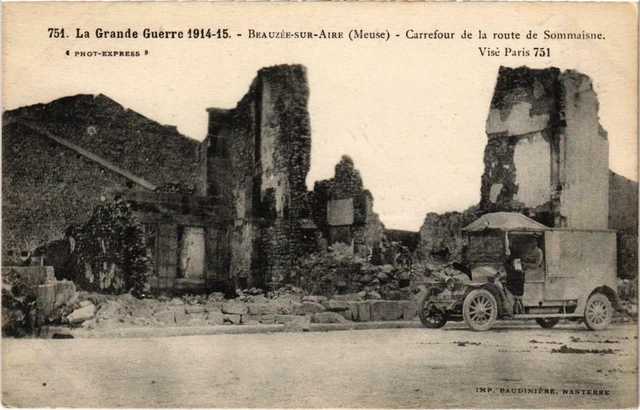 CPA Beauzée-Sur-Aire (Dep.55) Carrefour de la route de Sommaisne (986150)