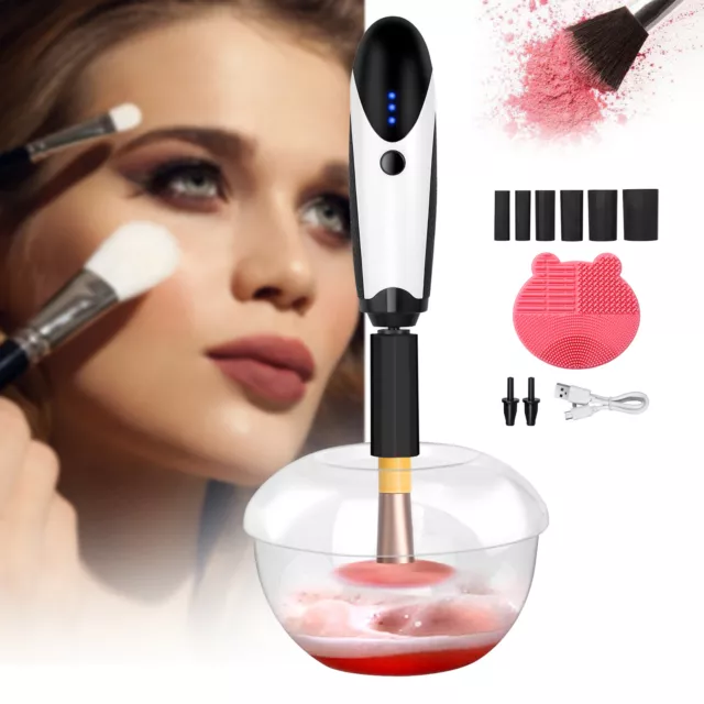 Electric Beauty Cosmetic Brush Makeup Brushes Cleaner Remover Washing Tools