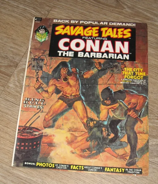 SAVAGE TALES featuring CONAN the BARBARIAN # 2 MARVEL COMICS October 1973