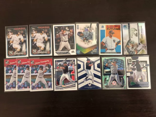 JASSON DOMINGUEZ CARD Lot x13 New York Yankees RC Prospect 2024 Topps