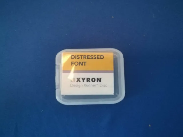 Xyron Design Runner Design Disc -  Distressed Font Design Disc