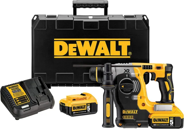 DEWALT - DCH273P2) -  20V MAX* SDS Rotary Hammer Drill Kit, 5-Ah Batteries