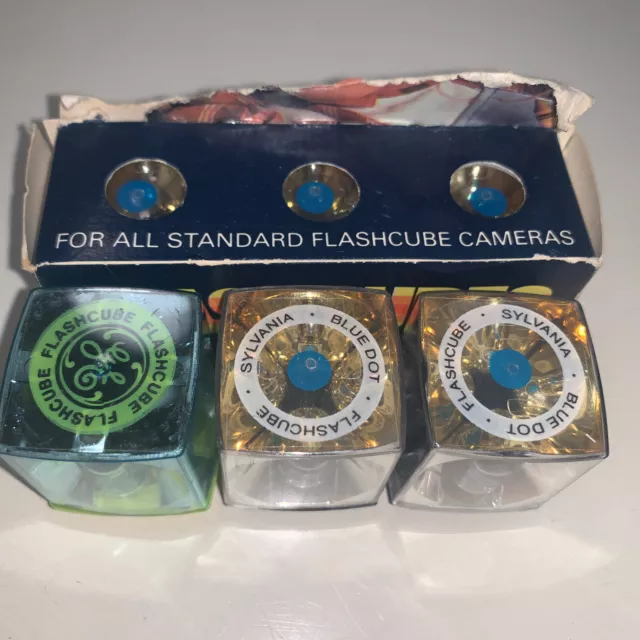 Vintage Sylvania Flash cube  Magic Cubes 6 Cubes 24 Flashes