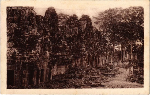 CPA AK Cambodia Bayon, South Wing of Outer Gallery INDOCHINA (1283614)