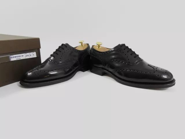 Church's Shoes Black Brogues Burwood UK 7 US 8 EU 41 G Boxed worn once