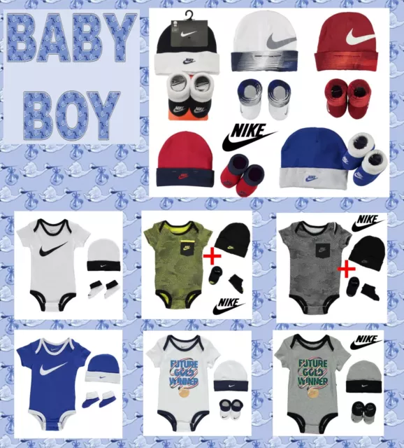 Nike Baby Junge Geschenk Sets für Jungen Baby Neugeborenen Newborn Geschenkset